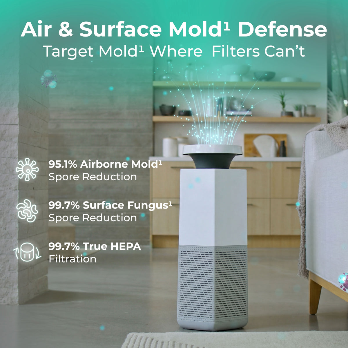 WHITE EMBRACE/PURE-POLLUTION：未開封CD Puraclenz Core | Whole Home Air Purifier for Mold, Allergies & Pets