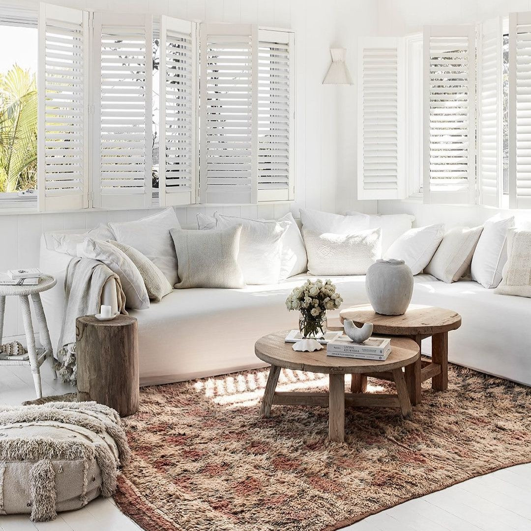 Bright living room with natural light and clean interior surfaces highlighting indoor air conditions