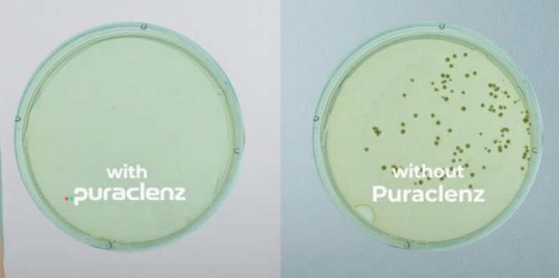 Puraclenz PCO is scientifically proven to stop mold growth mid-air and on exposed surfaces